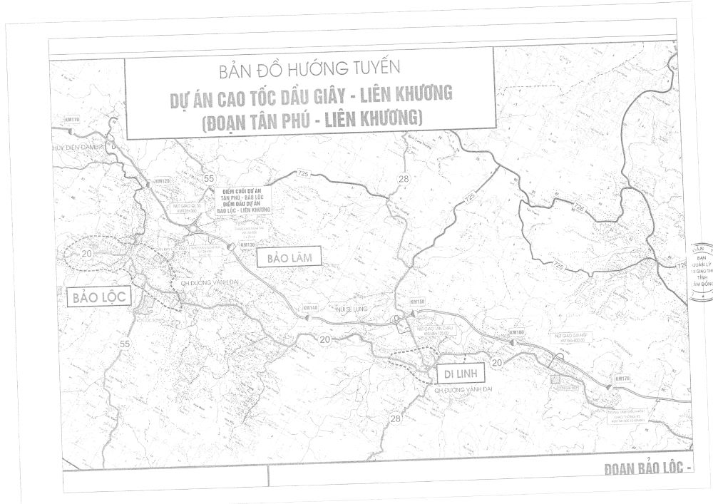 Hé lộ hướng tuyến cao tốc Tân Phú – Bảo Lộc và Bảo Lộc – Liên Khương tại Lâm Đồng